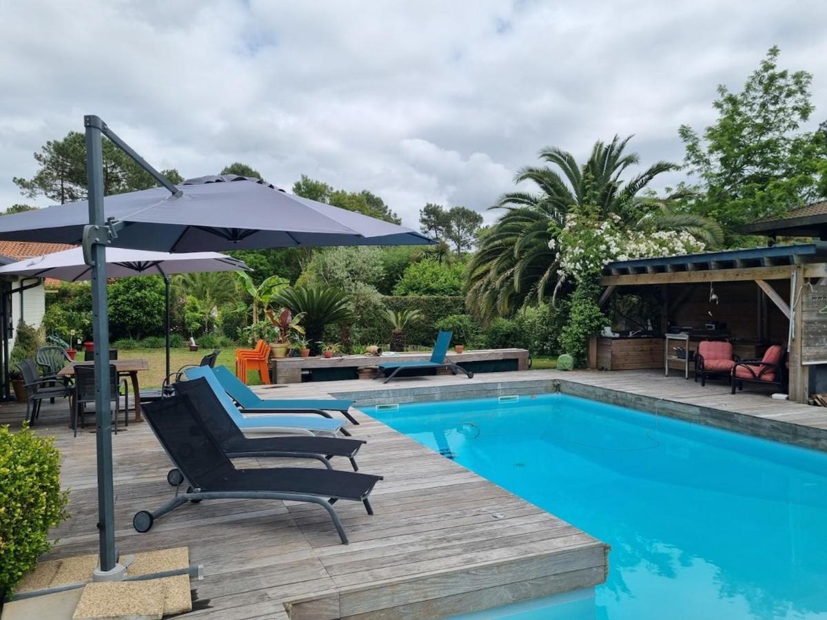 Villa House With Heated Pool And Jacuzzi Soorts-Hossegor Esterno foto