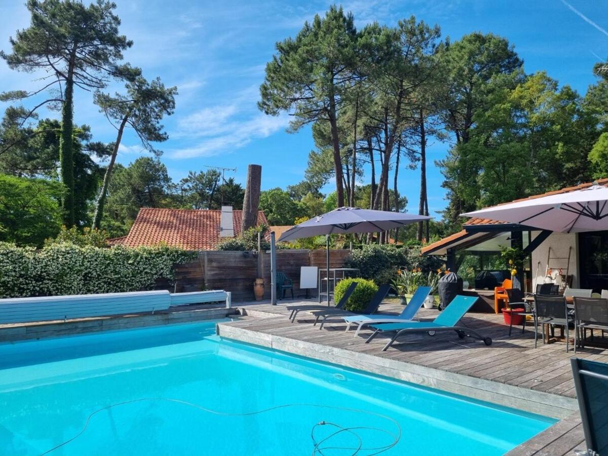 Villa House With Heated Pool And Jacuzzi Soorts-Hossegor Esterno foto