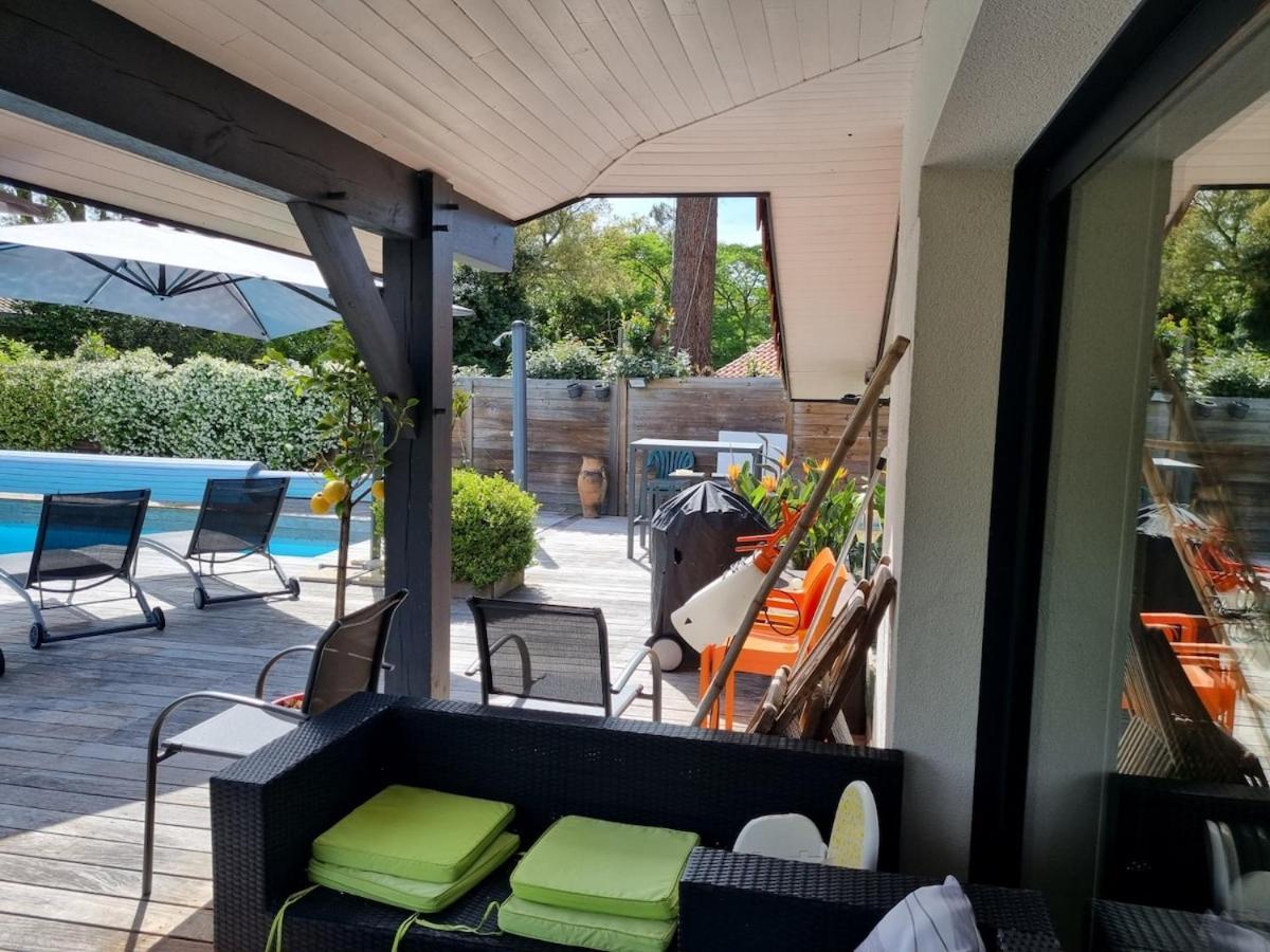 Villa House With Heated Pool And Jacuzzi Soorts-Hossegor Esterno foto